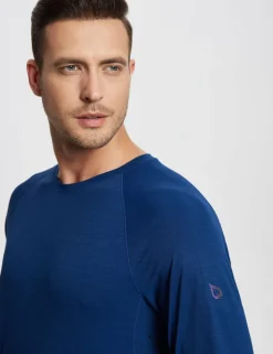 Baleaf Crew Neck Watch Window T-Shirt (Website Exclusive)^Men Long-Sleeved Shirts