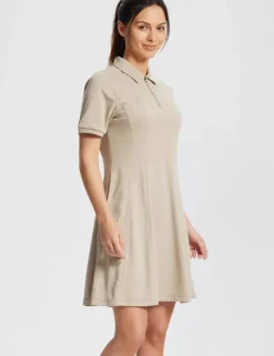Baleaf Evergreen 1/4 Zipper Dress^Women Knee-Length