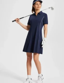 Baleaf Evergreen 1/4 Zipper Dress^Women Knee-Length