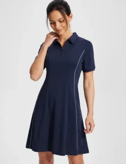Baleaf Evergreen 1/4 Zipper Dress^Women Knee-Length
