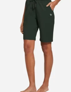Baleaf Evergreen Cotton Bermuda Shorts^Women Knee-Length