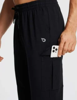 Baleaf Evergreen Cotton Cargo Sweatpants^Men Joggers & Sweatpants