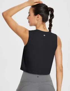 Baleaf Evergreen Cotton Crewneck Crop Top^Women Short-Sleeved & Tank Tops