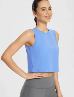 Baleaf Evergreen Cotton Crewneck Crop Top^Women Short-Sleeved & Tank Tops