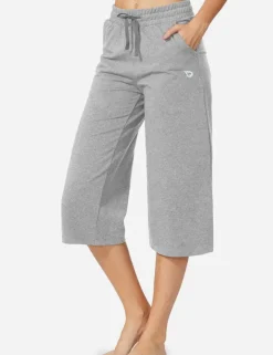 Baleaf Evergreen Cotton Cropped Pants^Women Capris