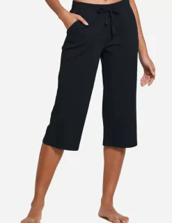 Baleaf Evergreen Cotton Cropped Pants^Women Capris
