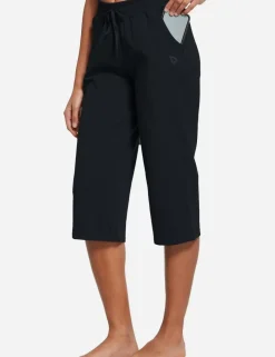 Baleaf Evergreen Cotton Cropped Pants^Women Capris