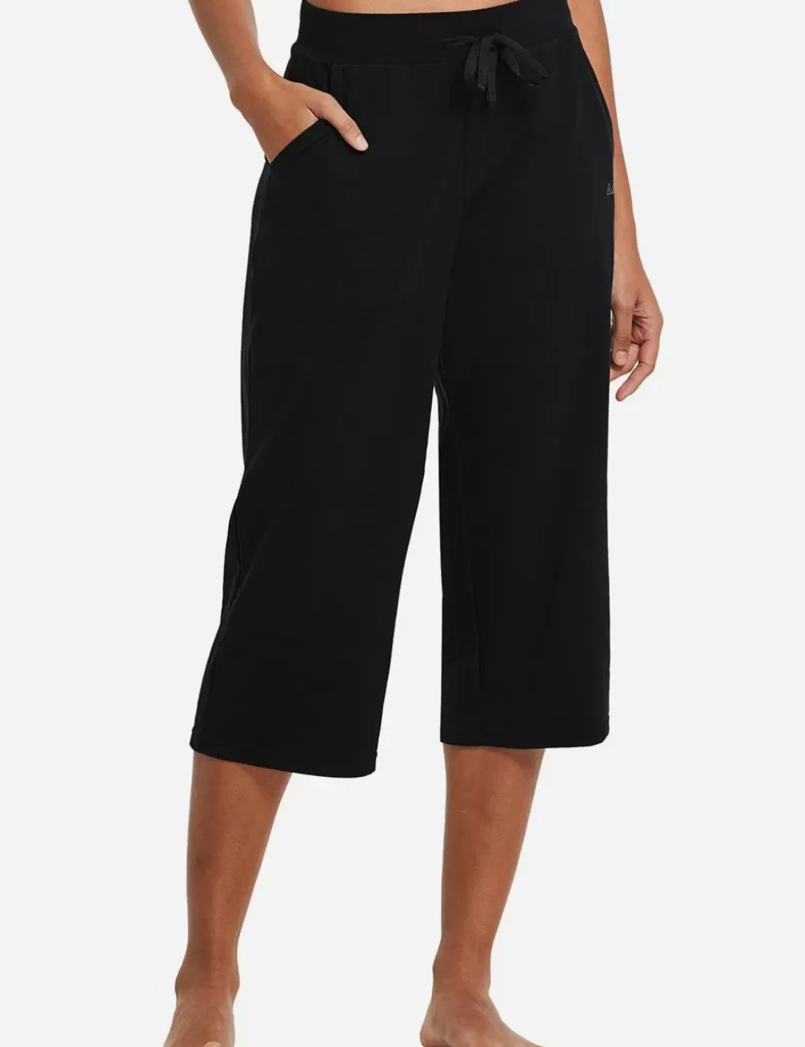 Baleaf Evergreen Cotton Cropped Sweatpants^Women Capris