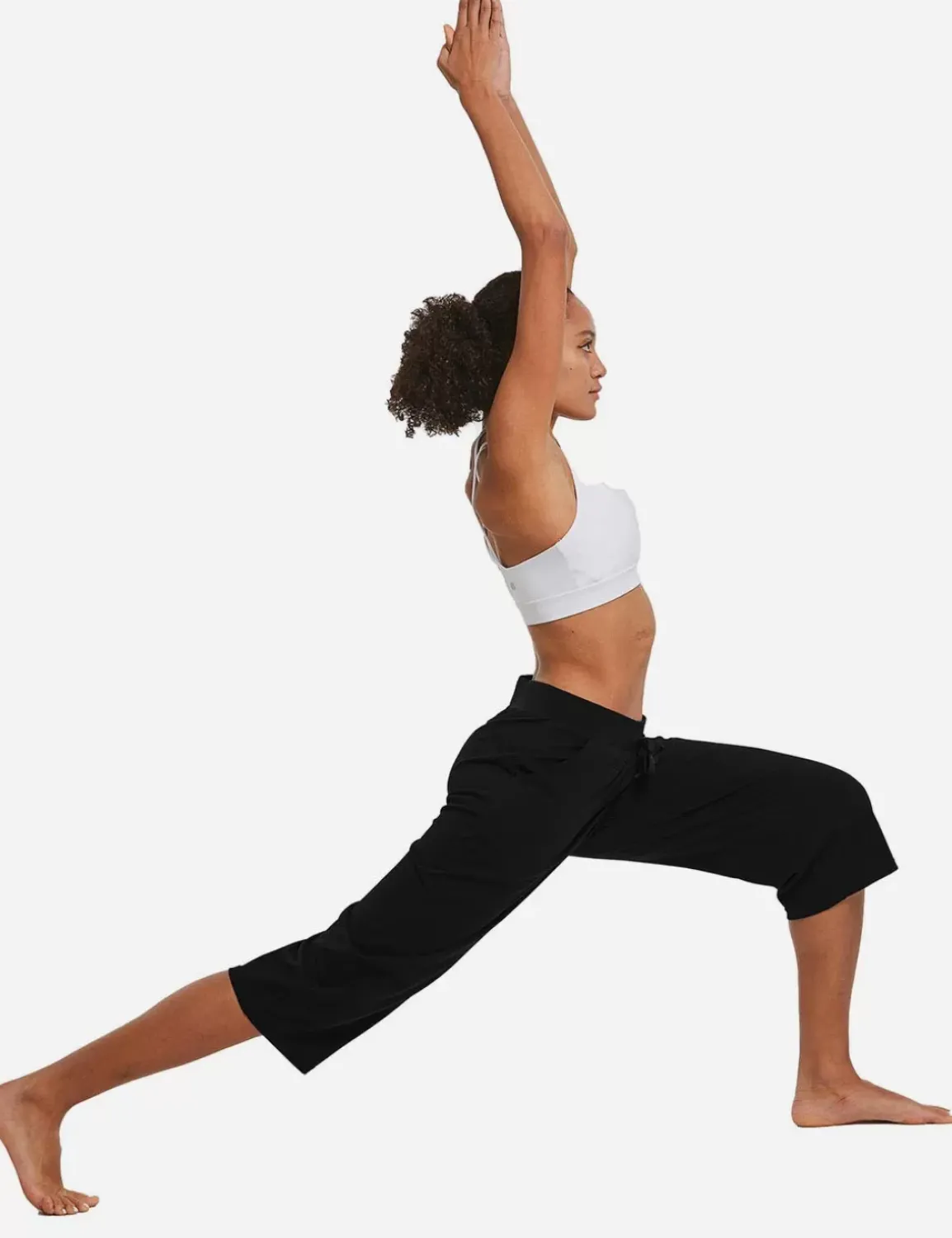 Baleaf Evergreen Cotton Cropped Sweatpants^Women Capris