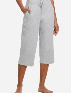 Baleaf Evergreen Cotton Cropped Sweatpants^Women Capris