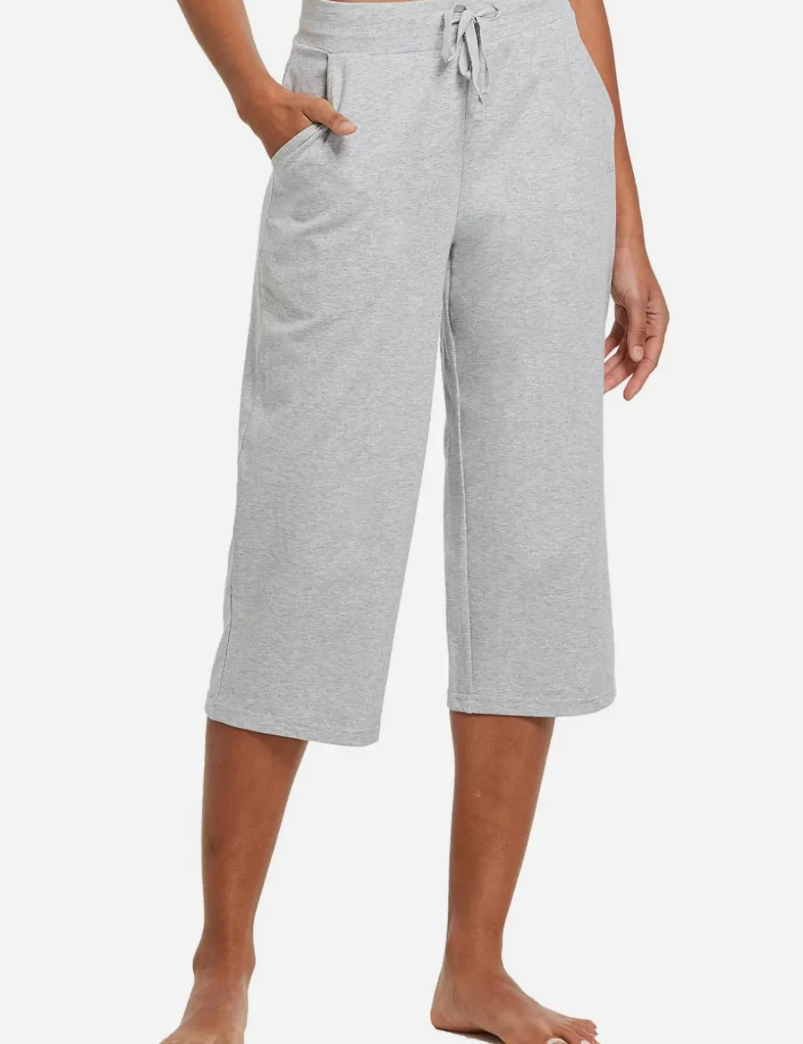 Baleaf Evergreen Cotton Cropped Sweatpants^Women Capris