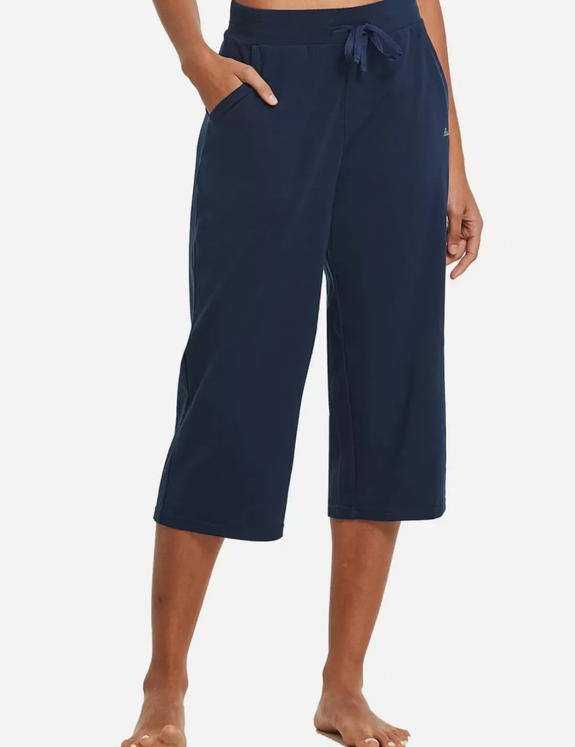 Baleaf Evergreen Cotton Cropped Sweatpants^Women Capris