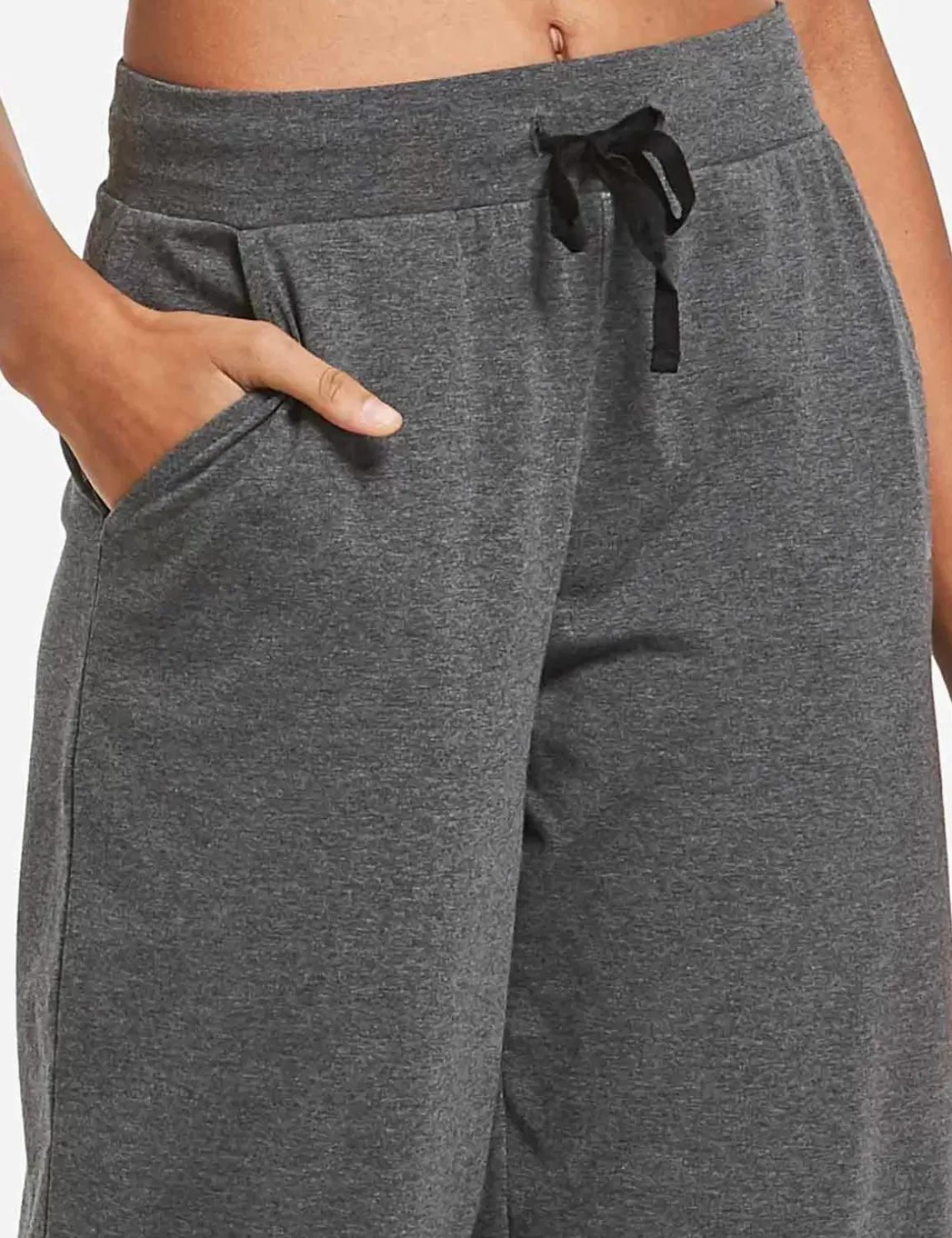Baleaf Evergreen Cotton Cropped Sweatpants^Women Capris