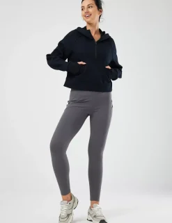 Baleaf Evergreen Cotton Half-Zip Pullover^Women Fleece-Lined