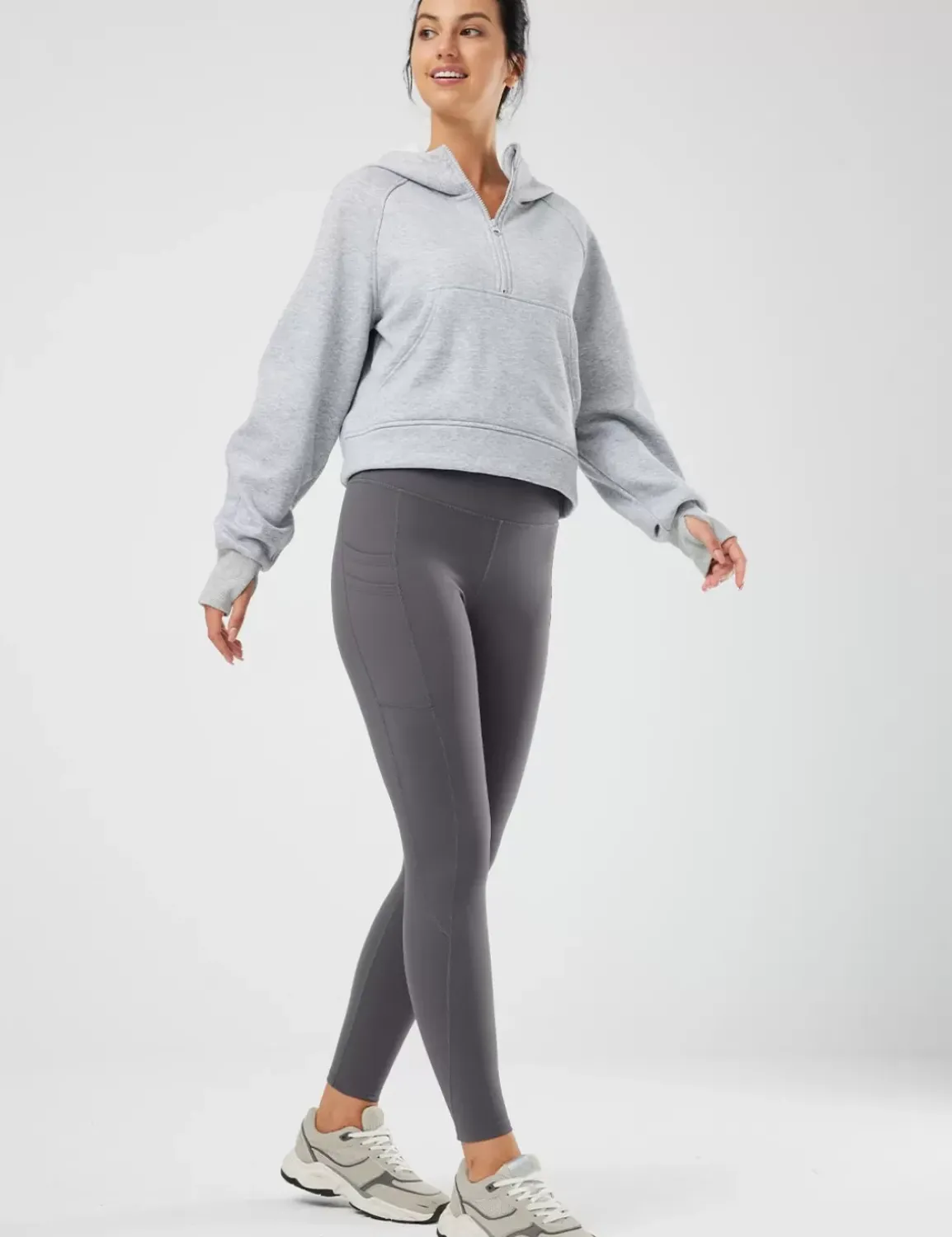 Baleaf Evergreen Cotton Half-Zip Pullover^Women Long-Sleeved
