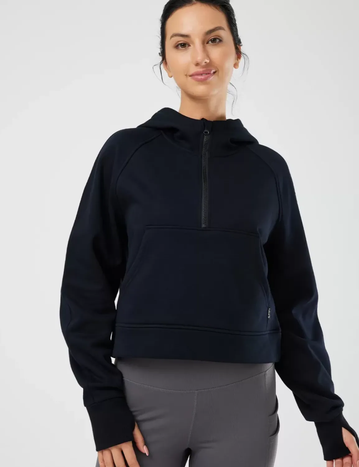 Baleaf Evergreen Cotton Half-Zip Pullover^Women Long-Sleeved
