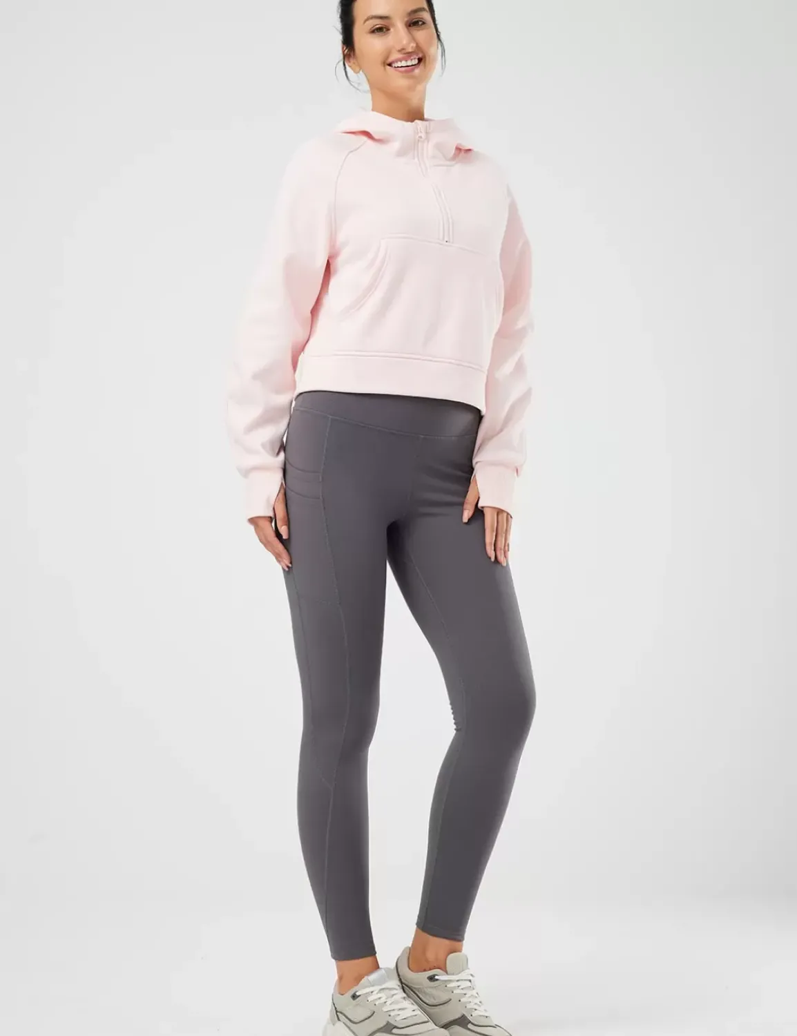 Baleaf Evergreen Cotton Half-Zip Pullover^Women Long-Sleeved