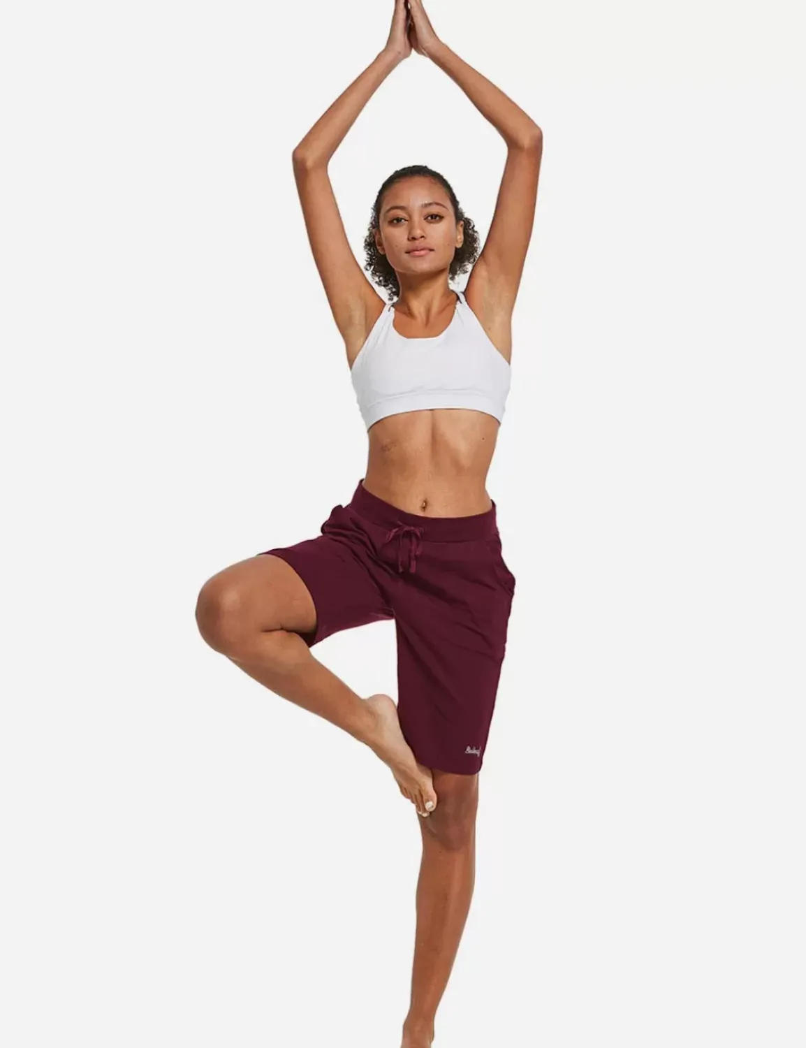 Baleaf Evergreen Cotton Knee-Length Shorts^Women Shorts & Underwear