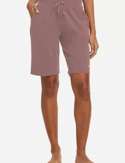 Baleaf Evergreen Cotton Knee-Length Shorts^Women Knee-Length