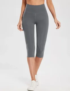 Baleaf Evergreen Cotton Pocketed Capris^Women Leggings