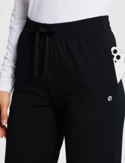 Baleaf Evergreen Cotton Pocketed Straight Leg Pants^Women Fleece-Lined