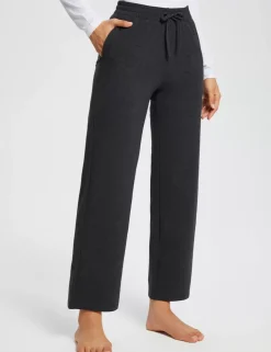 Baleaf Evergreen Cotton Pocketed Straight Leg Pants^Women Fleece-Lined