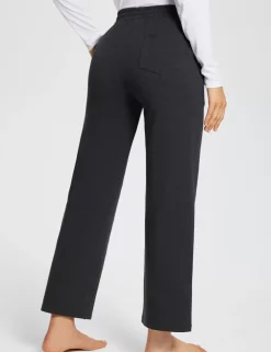 Baleaf Evergreen Cotton Pocketed Straight Leg Pants^Women Fleece-Lined