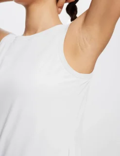Baleaf Evergreen Cotton Side Slit Tank Top^Women Short-Sleeved & Tank Tops