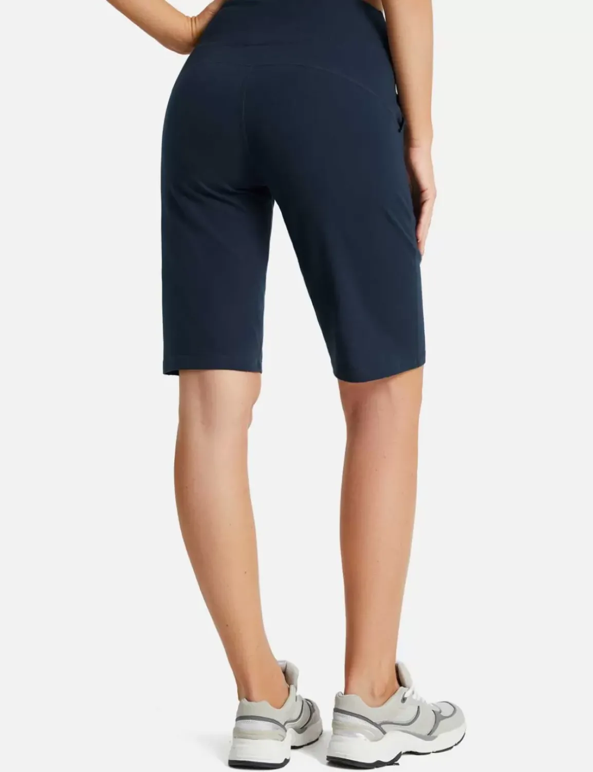 Baleaf Evergreen Drawstring Bermuda Shorts^Women Knee-Length