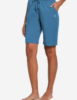 Baleaf Evergreen High Rise Bermuda Shorts^Women Knee-Length