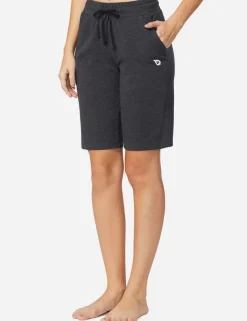 Baleaf Evergreen High Rise Bermuda Shorts^Women Knee-Length