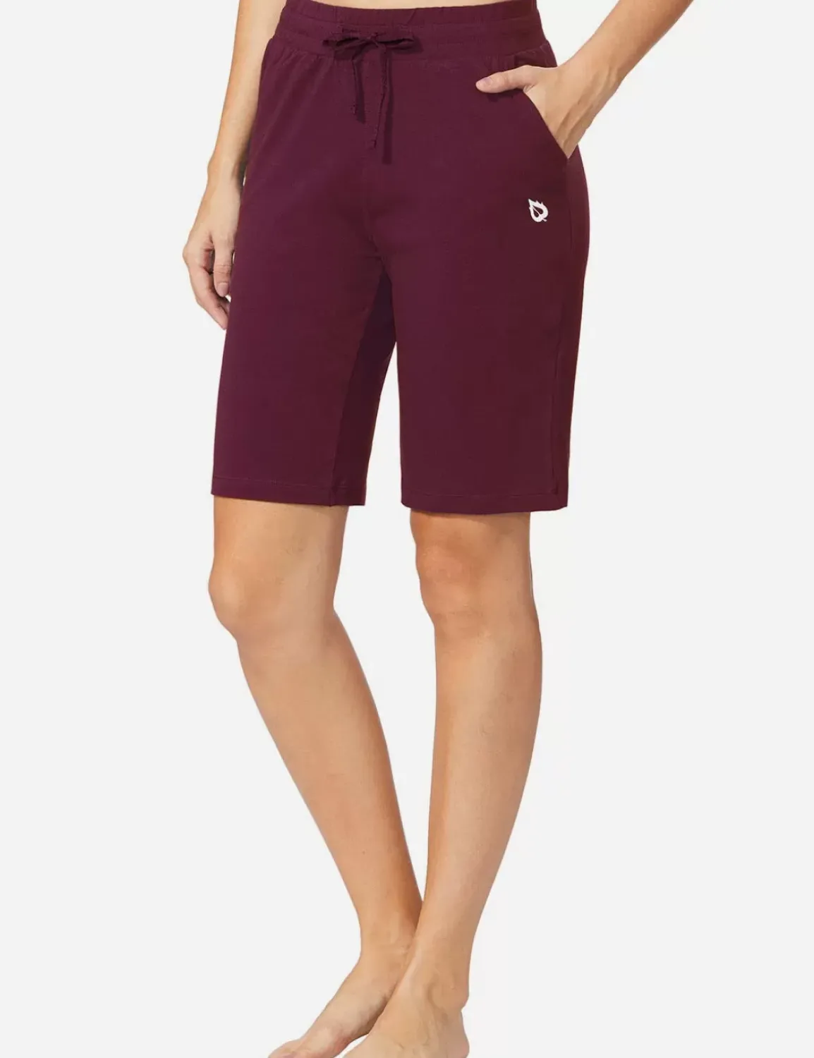 Baleaf Evergreen High Rise Bermuda Shorts^Women Knee-Length