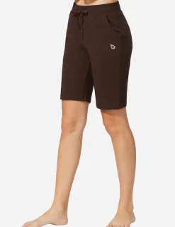 Baleaf Evergreen High Rise Bermuda Shorts^Women Knee-Length