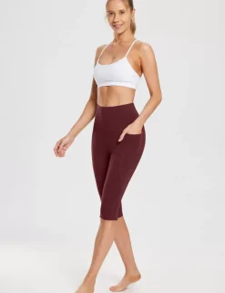 Baleaf Evergreen Knee-Length Pocketed Capris^Women Knee-Length