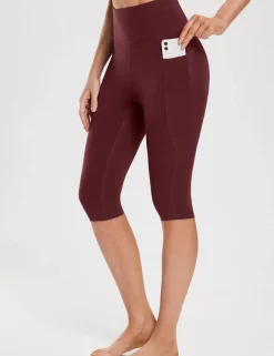 Baleaf Evergreen Knee-Length Pocketed Capris^Women Knee-Length