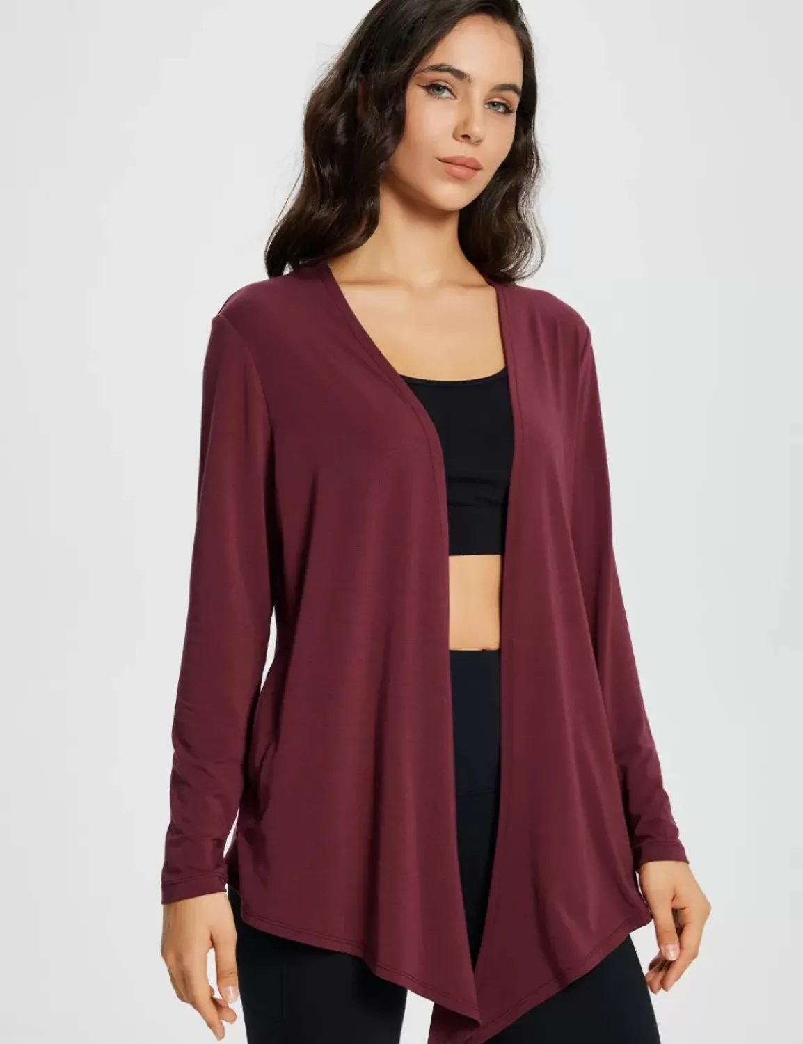 Baleaf Evergreen Lightweight Drape Cardigan^Women Long-Sleeved