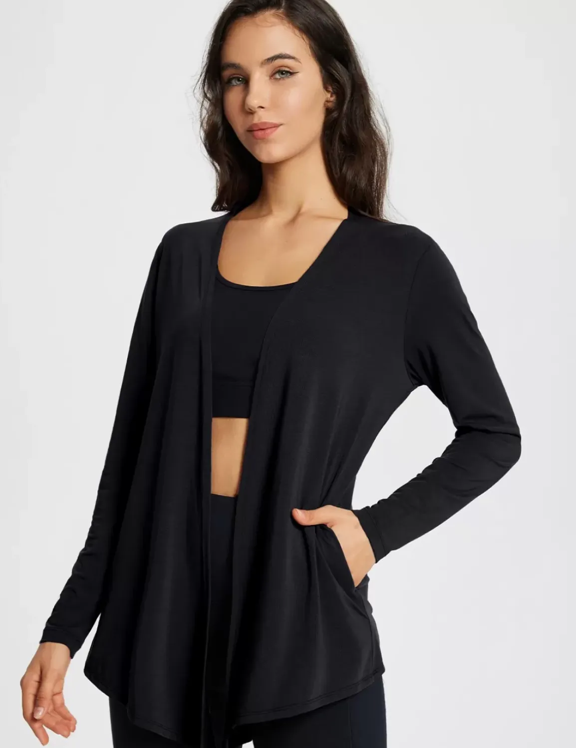 Baleaf Evergreen Lightweight Drape Cardigan^Women Long-Sleeved