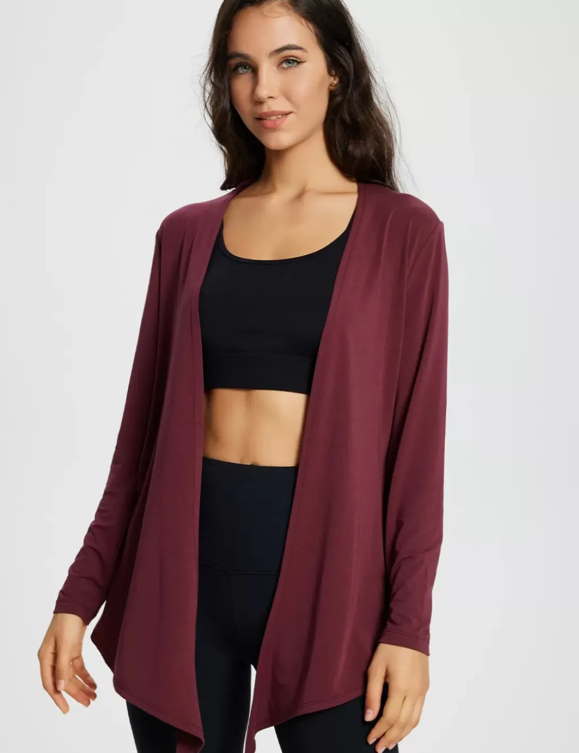 Baleaf Evergreen Lightweight Drape Cardigan^Women Long-Sleeved