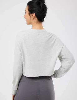 Baleaf Evergreen Modal Oversized Cropped Top (Website Exclusive)^Women Long-Sleeved