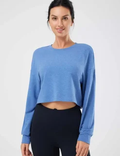 Baleaf Evergreen Modal Oversized Cropped Top (Website Exclusive)^Women Long-Sleeved