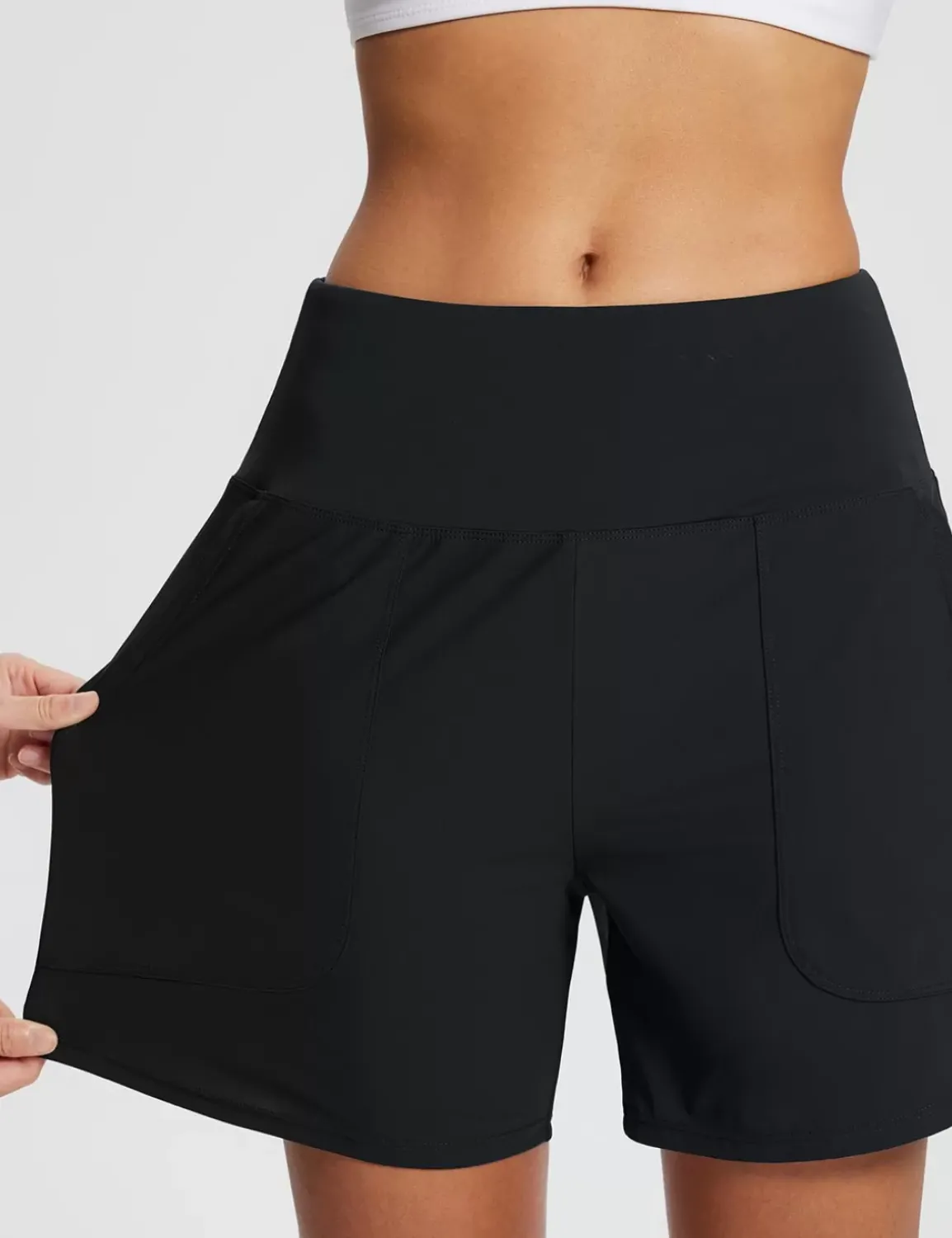 Baleaf Flyleaf 5" Upf50+ Pocket Swim Shorts^Women Shorts & Underwear