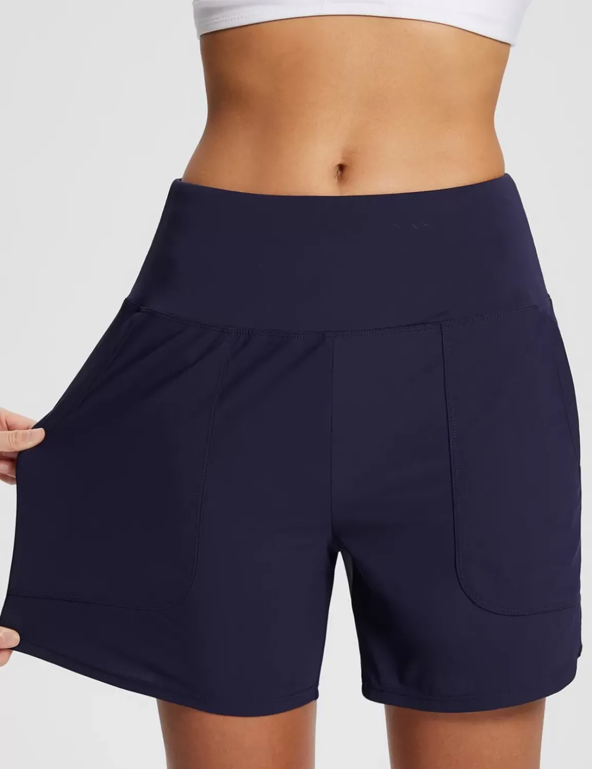 Baleaf Flyleaf 5" Upf50+ Pocket Swim Shorts^Women Shorts & Underwear