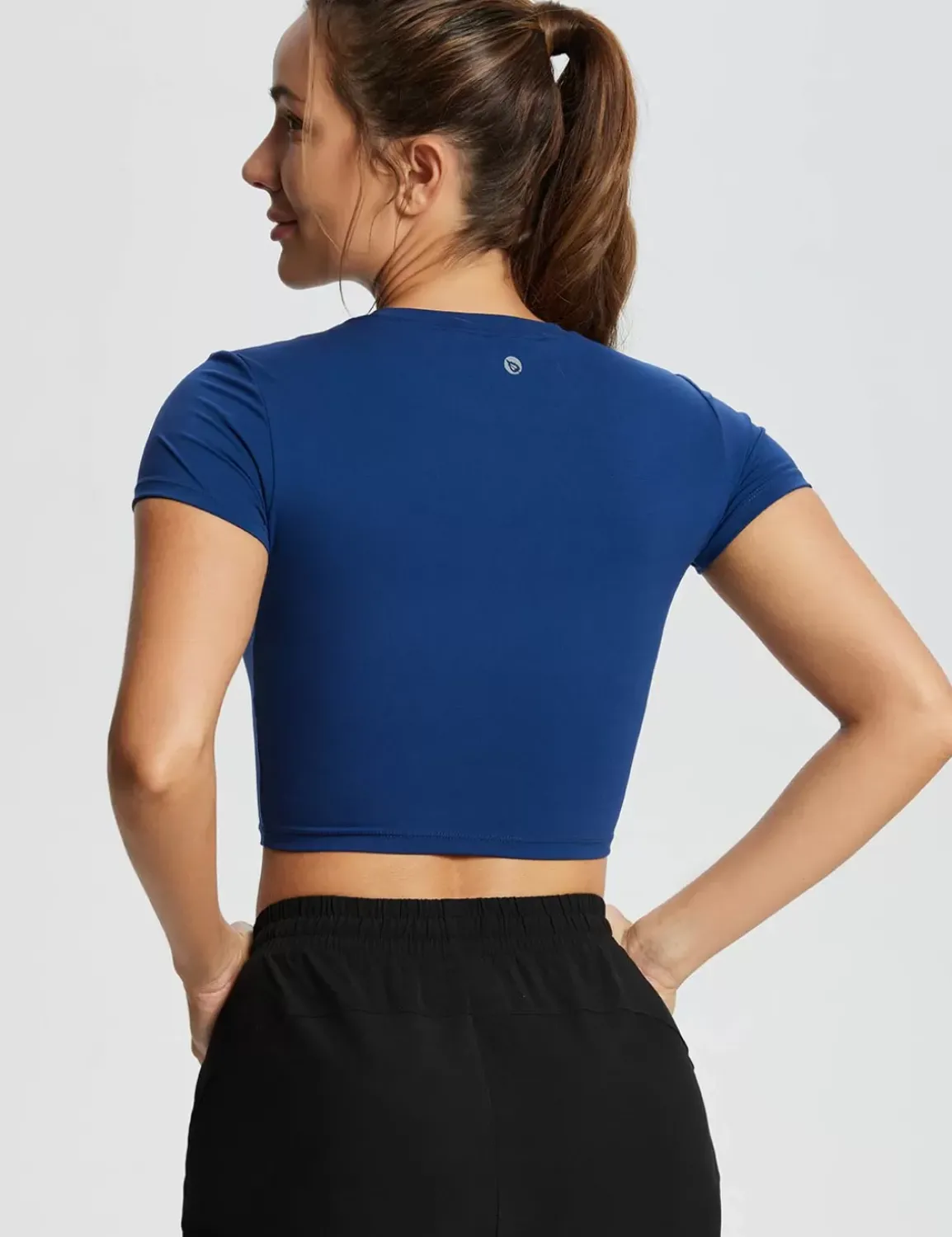 Baleaf Flyleaf Crew Neck Crop Top (Website Exclusive)^Women Short-Sleeved & Tank Tops