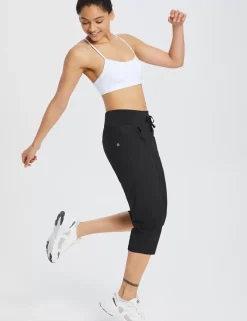 Baleaf Flyleaf Drawstring Capri (Plus Size)^Women Capris