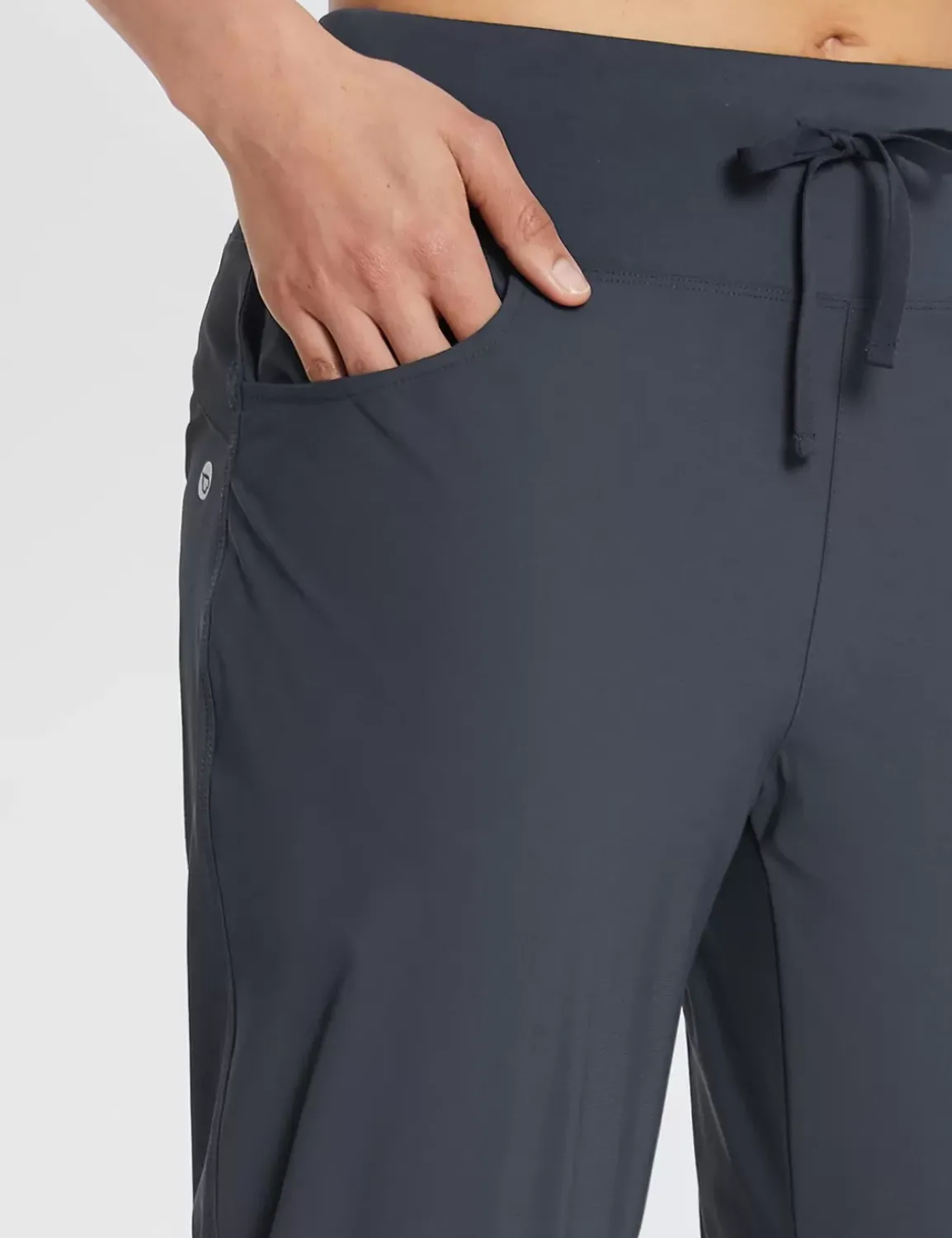 Baleaf Flyleaf Drawstring Capri (Plus Size)^Women Capris