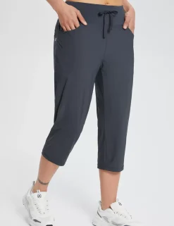 Baleaf Flyleaf Drawstring Capri (Plus Size)^Women Capris