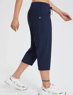 Baleaf Flyleaf Drawstring Capri (Plus Size)^Women Capris