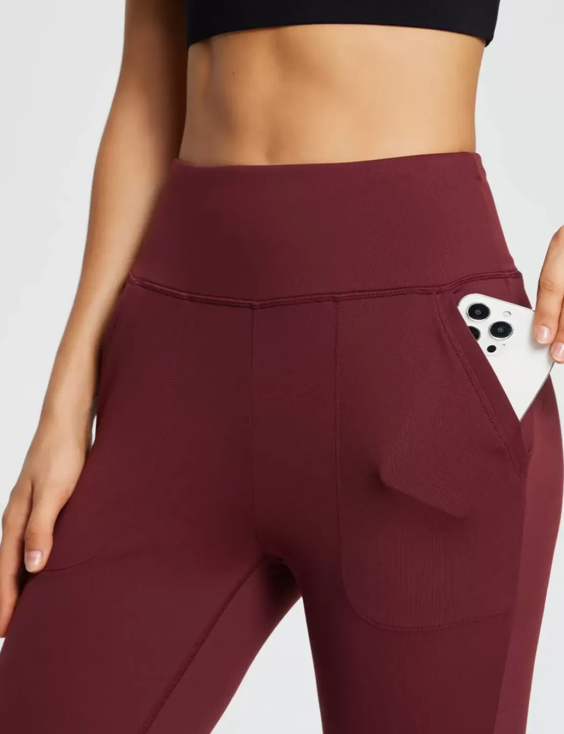 Baleaf Flyleaf High-Rise Pocketed Leggings^Women Leggings