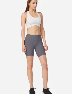 Baleaf Flyleaf Mid Rise Back Pocketed Compression Shorts^Women Shorts & Underwear