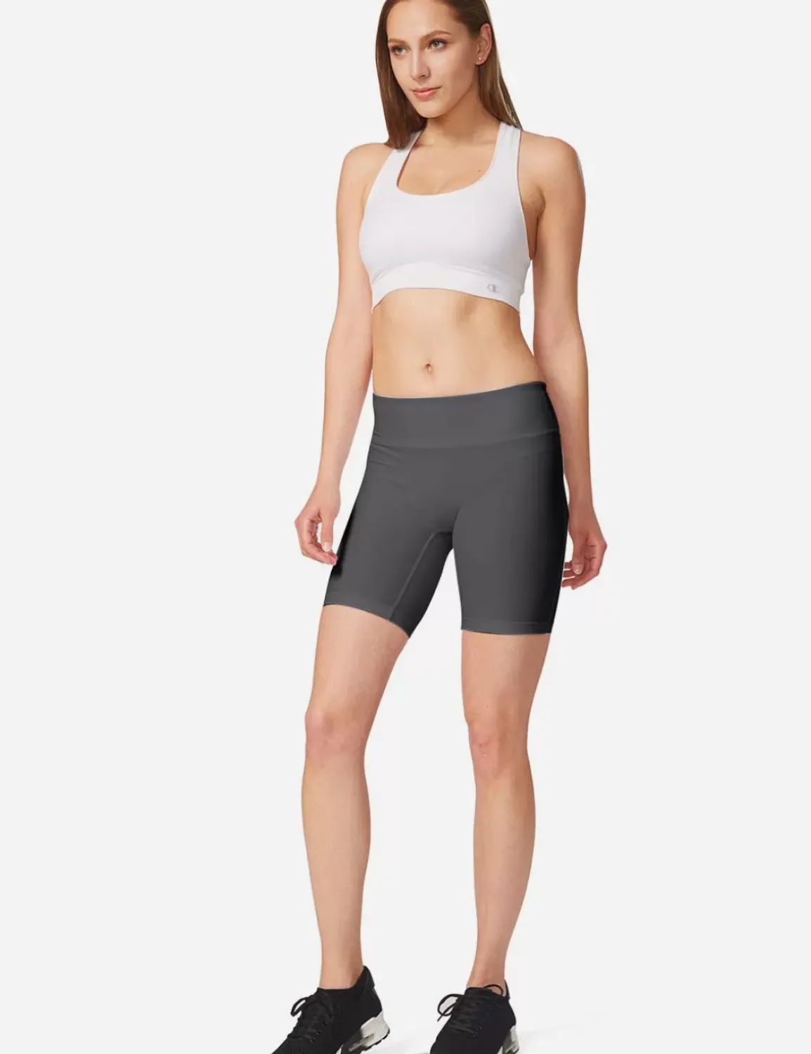 Baleaf Flyleaf Mid Rise Back Pocketed Compression Shorts^Women Shorts & Underwear